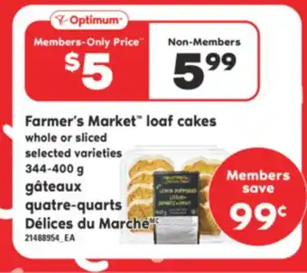Valu-mart Gâteaux quatre-quarts délices du marché, 344 - 400 g offer