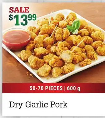 M & M Food Market Dry garlic pork offer