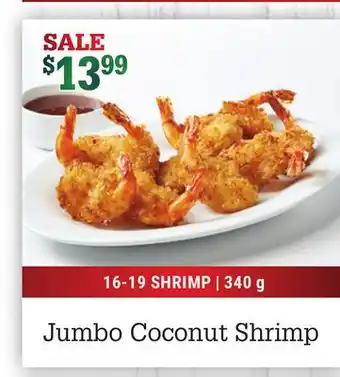 M & M Food Market Jumbo coconut shrimp offer