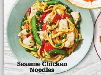 M & M Food Market Sesame chicken noodles offer