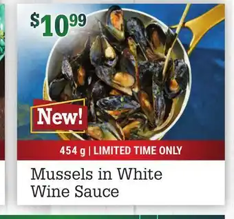M & M Food Market Mussels in white wine sauce offer