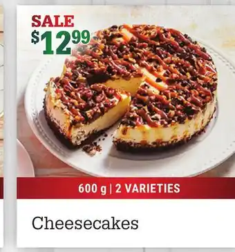 M & M Food Market Cheesecakes offer