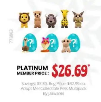 GameStop Adopt me collectible pets multipack offer