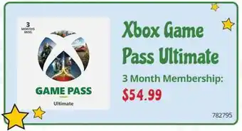 GameStop Xbox game pass ultimate offer