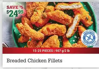 M & M Food Market Breaded chicken fillets offer