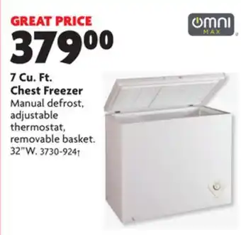 Home Hardware 7 cu. ft. chest freezer offer
