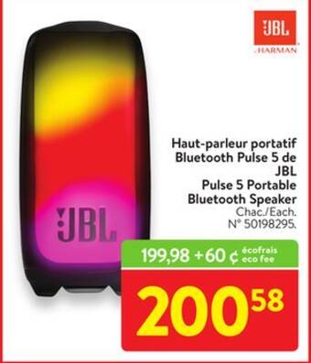 Walmart Jbl pulse 5 portable bluetooth speaker offer