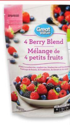 Walmart Great value frozen fruit offer