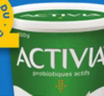 Walmart Activia tubs 650 g offer