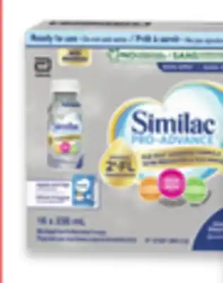Walmart Similac pro-advance step 1 or 2 ready-to-feed bottles offer