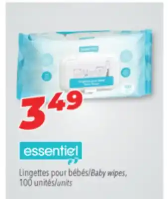Familiprix Essentiel baby wipes, 100 units offer