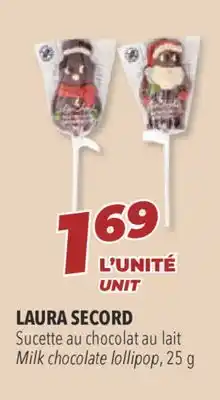 Familiprix Laura secord milk chocolate lollipop offer