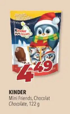 Familiprix Kinder mini friends, chocolate offer