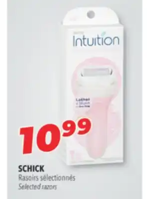 Familiprix Schick selected razors offer