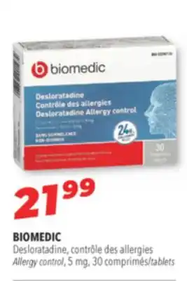 Familiprix Biomedic allergy control 5 mg, 30 tablets offer