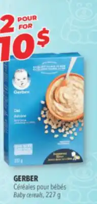 Familiprix Gerber baby cereals offer