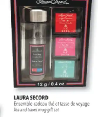 Familiprix Laura secord tea and travel mug gift set offer
