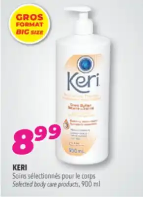 Familiprix Keri selected body care products offer