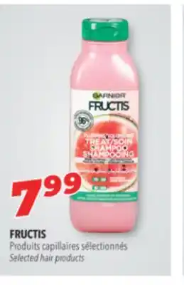 Familiprix Garnier fructis selected hair products offer