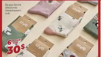 Familiprix Selected style women's socks offer