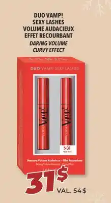 Familiprix Duo vamp! sexy lashes daring volume curvy effect offer