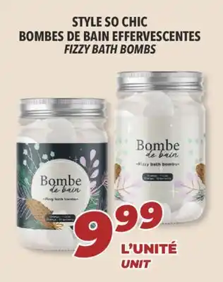 Familiprix Fizzy bath bombs offer