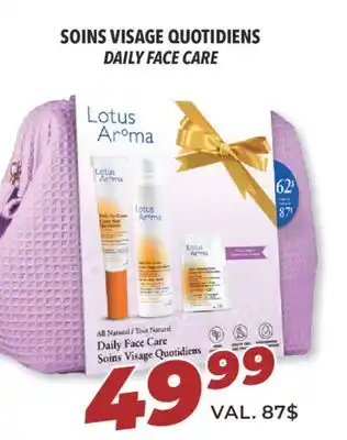 Familiprix Lotus aroma daily face care offer