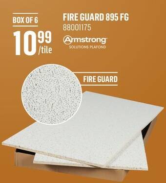 Canac Fire guard 895 fg suspended ceiling tiles offer
