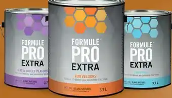 Canac Formule pro extra wall and ceiling latex paint 3.7 l offer