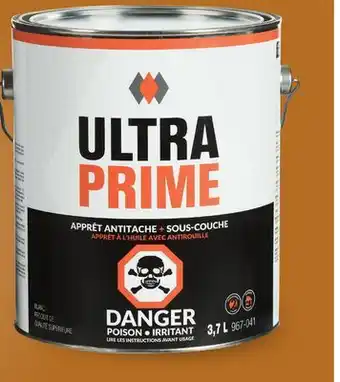 Canac Ultraprime stain blocker primer 3.7 l offer