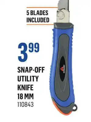 Canac Snap-off utility knife 18 mm offer