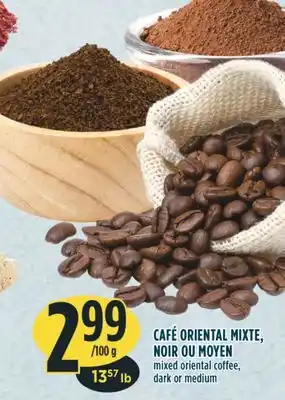 Marché Adonis Café oriental mixte, noir ou moyen offer