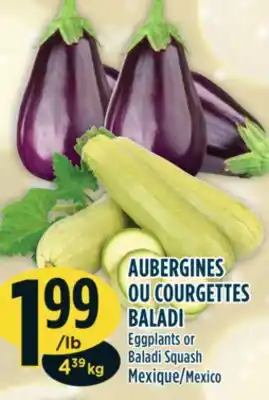 Marché Adonis Aubergines ou courgettes baladi offer