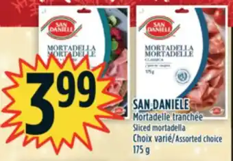 Marché Adonis San daniele mortadelle tranchée offer