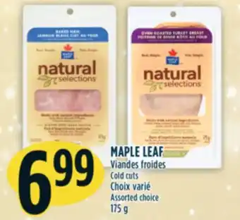 Marché Adonis Maple leaf viandes froides offer