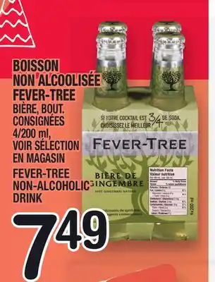 Marche Ami Boisson non alcoolisée fever-tree | fever-tree non-alcoholic drink offer