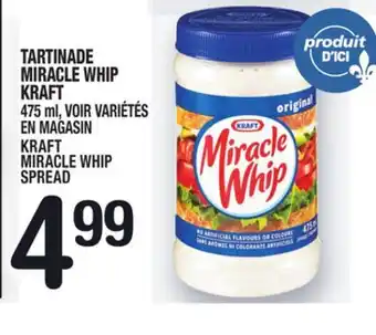 Marche Ami Tartinade miracle whip kraft | kraft miracle whip spread offer