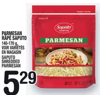 Marche Ami Parmesan râpé saputo | saputo shredded parmesan offer