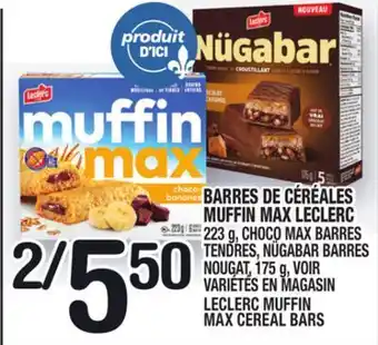 Marche Ami Barres de céréales muffin max leclerc | leclerc muffin max cereal bars offer