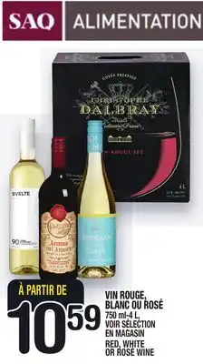 Marche Ami Vin rouge, blanc ou rosé | red, white or rosé wine offer