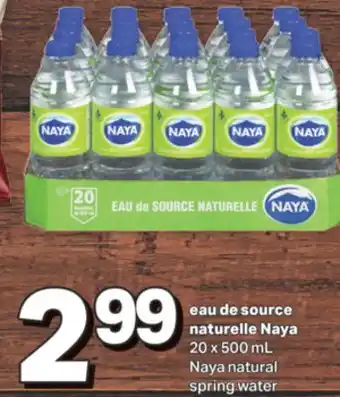 L'Intermarché Eau de source naturelle, 20 x 500 ml offer