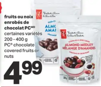 L'Intermarché Fruits ou noix enrobés de chocolat, 200 - 400 g offer