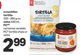L'Intermarché Croustilles tortilla 320 - 350 g ou salsa, 430 ml offer