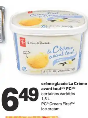 L'Intermarché Crème glacée la crème avant toutmc, 1,5 l offer