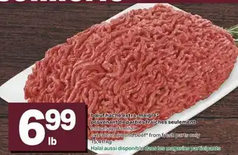 L'Intermarché Bœuf haché extra-maigre* provenant de parties fraîches seulement offer