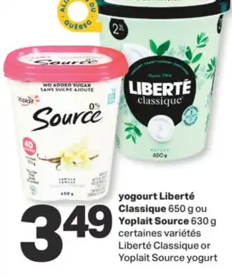 L'Intermarché Yogourt classique 650 g ou yoplait, 630 g offer