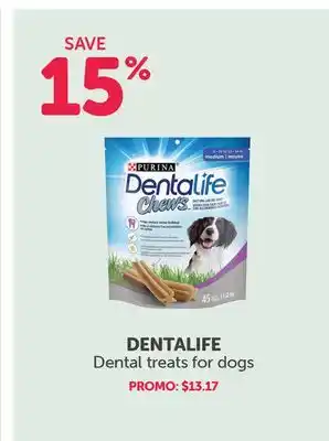 Mondou Dentalife dental treats for dogs offer
