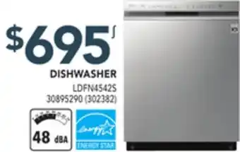 Réno Dépôt Lg dishwasher offer