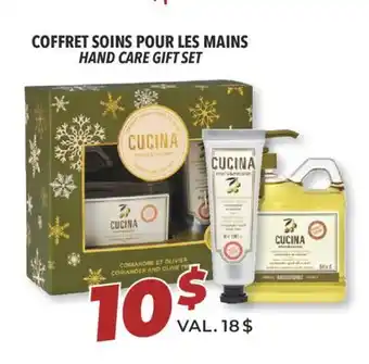 Familiprix Cucina hand care gift set offer