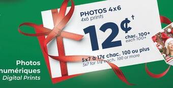 Familiprix Digital prints photos offer